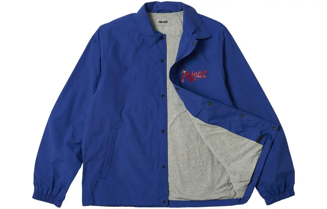 Куртка тренера с царапинами Palace, синий 
Куртка тренера с царапинами Palace, синий