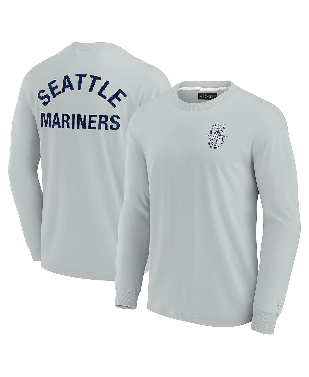 Мужская и женская серая супермягкая футболка Seattle Mariners с длинным рукавом Fanatics Signature, Серый, Мужская и женская серая супермягкая футболка Seattle Mariners с длинным рукавом Fanatics Signature
Мужская и женская серая супермягкая футболка Seattle Mariners с длинным рукавом Fanatics Signature, Серый, Мужская и женская серая супермягкая футболка Seattle Mariners с длинным рукавом Fanatics Signature