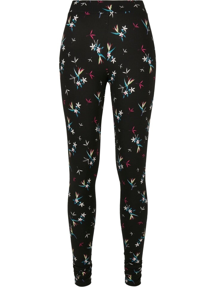 Леггинсы Urban Classics, цвет blackfloret 
Леггинсы Urban Classics, цвет blackfloret