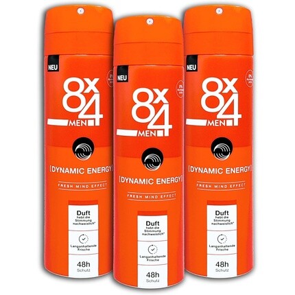 8X4 Deo Spray Men No.20 Дезодорант Dynamic Energy 150мл Beiersdorf
8X4 Deo Spray Men No.20 Дезодорант Dynamic Energy 150мл Beiersdorf