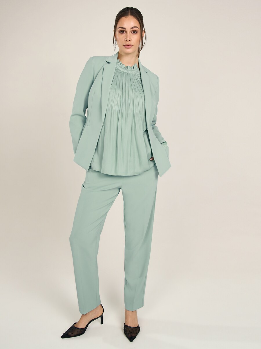 Обычные плиссированные брюки APART, мятный
Обычные плиссированные брюки APART, мятный