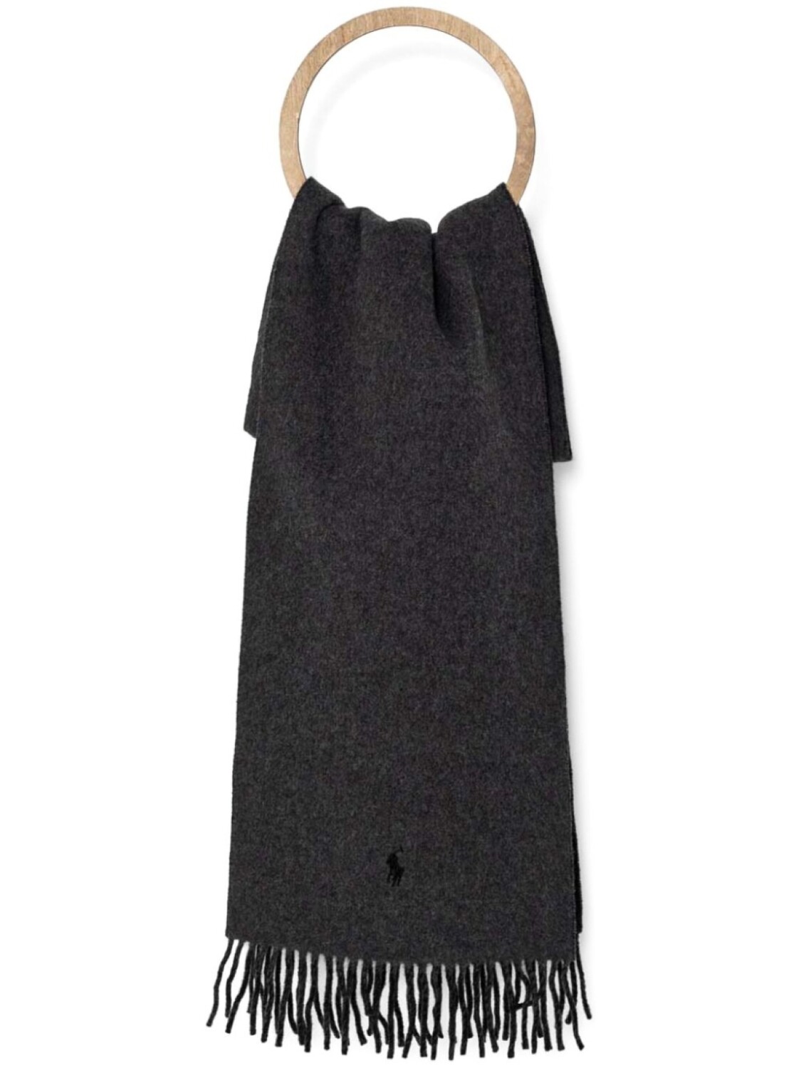 Шарф с бахромой Polo Ralph Lauren, черный
Шарф с бахромой Polo Ralph Lauren, черный