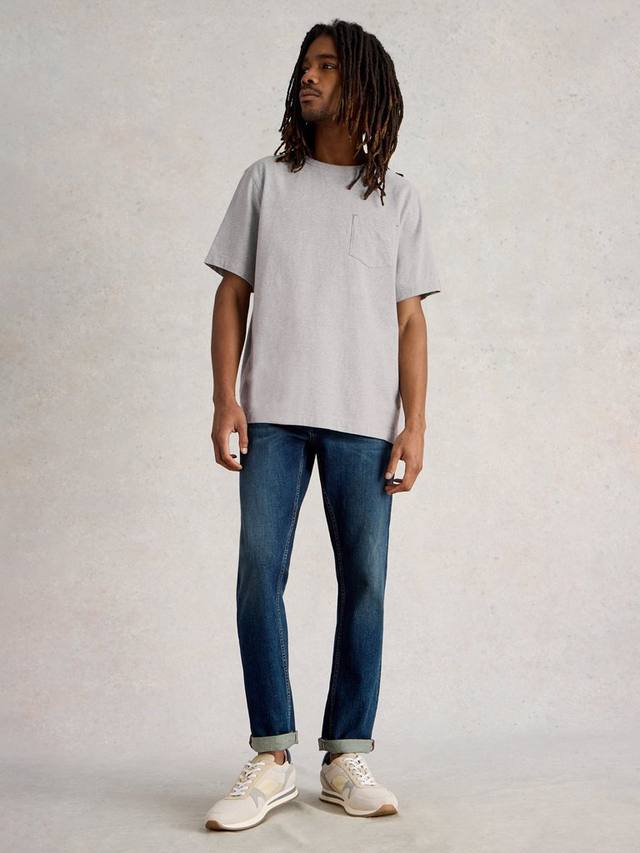 Хлопковая футболка с карманом White Stuff, серый
Хлопковая футболка с карманом White Stuff, серый