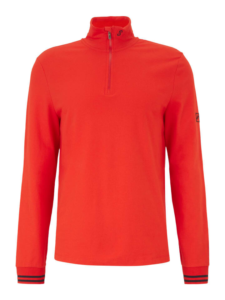 Толстовка Joy Sportswear Langarmshirt Gentleman's Style Halfzip Longsleeve, красный 
Толстовка Joy Sportswear Langarmshirt Gentleman's Style Halfzip Longsleeve, красный