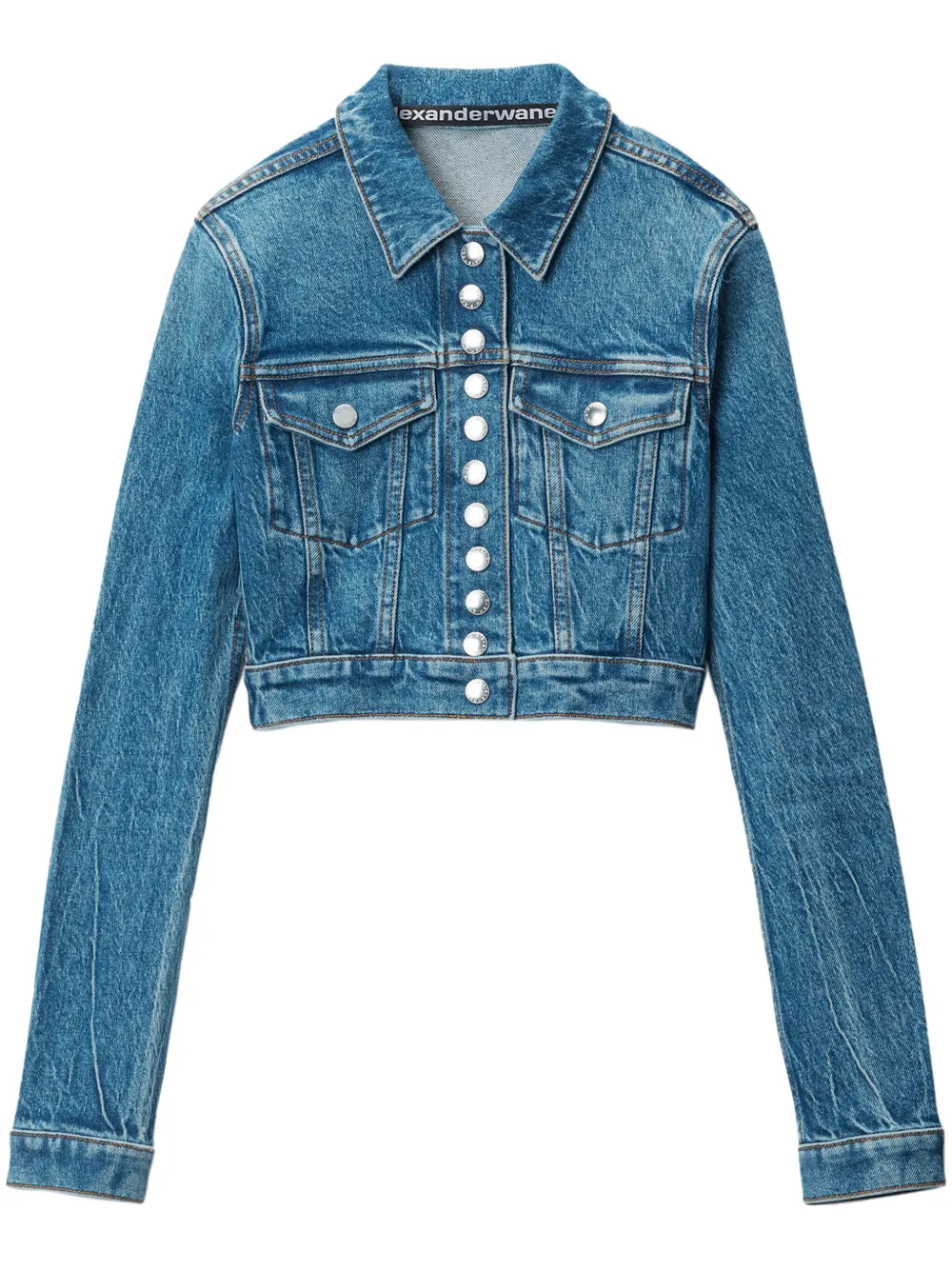 Джинсовая куртка Shrunken Alexander Wang, синий
Джинсовая куртка Shrunken Alexander Wang, синий