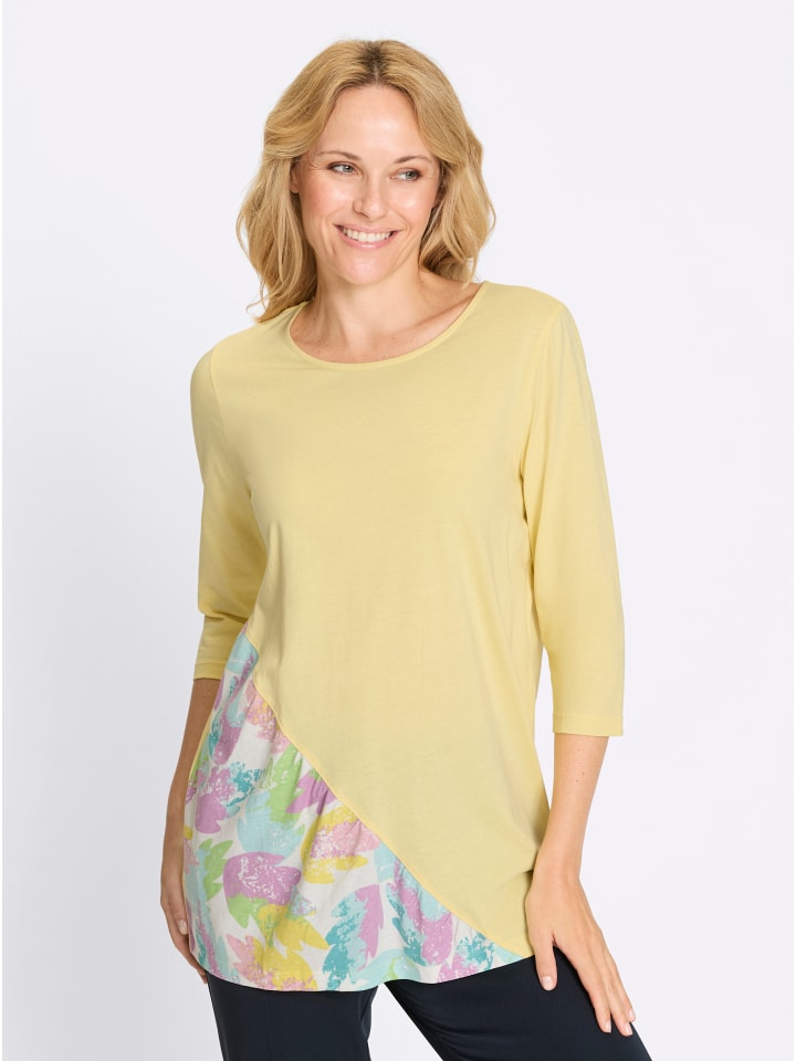 Длинная рубашка лимонно-мятного цвета Sieh an!
Длинная рубашка лимонно-мятного цвета Sieh an!