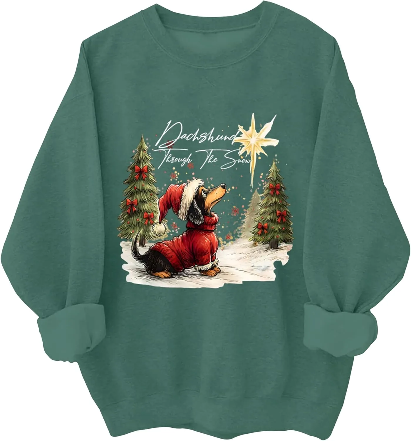 Свитшот Dachshund Through The Snow с капюшоном Kzggs
Свитшот Dachshund Through The Snow с капюшоном Kzggs