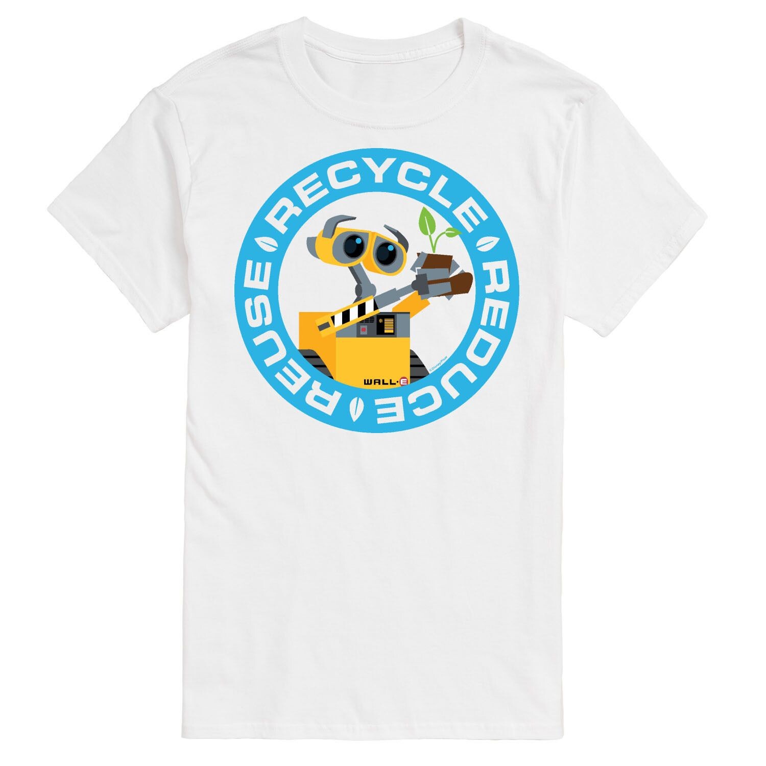 Футболка 's Wall-E Big & Tall из переработанного материала с цветами Disney, белый
Футболка 's Wall-E Big & Tall из переработанного материала с цветами Disney, белый