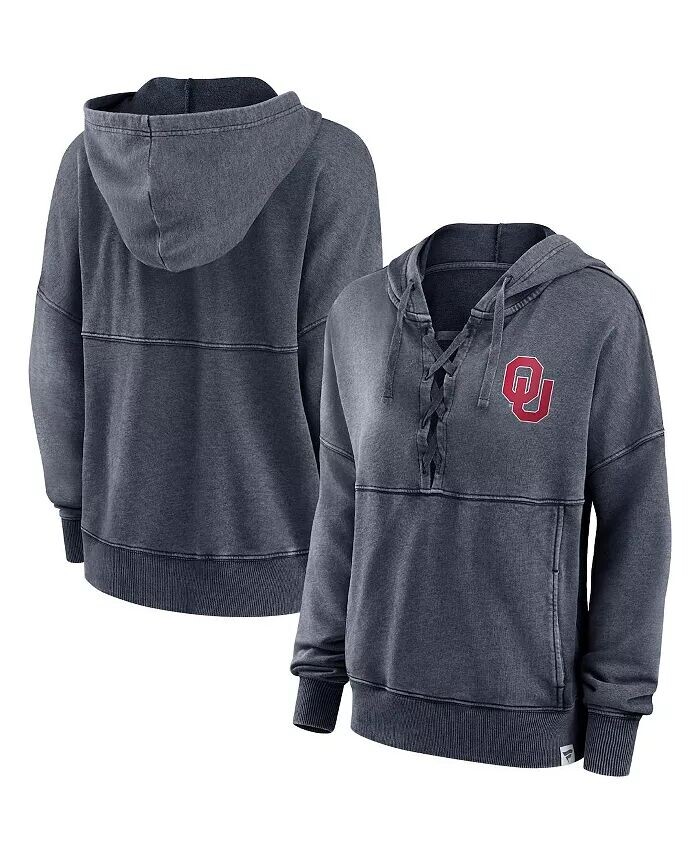 Женский пуловер с капюшоном на шнуровке и принтом "Оклахома Раноерс" с принтом темно-серого цвета Fanatics
Женский пуловер с капюшоном на шнуровке и принтом "Оклахома Раноерс" с принтом темно-серого цвета Fanatics