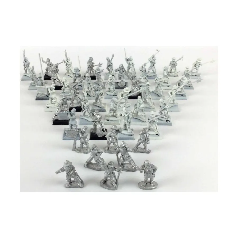 Коллекция средневековых войск №10, Miscellaneous Historical Miniatures - Loose Miniatures (28mm) (Unidentifiable Manufacturer)
Коллекция средневековых войск №10, Miscellaneous Historical Miniatures - Loose Miniatures (28mm) (Unidentifiable Manufacturer)