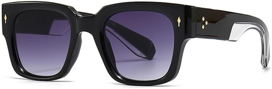 Модные мужские солнцезащитные очки с квадратными заклепками в стиле панк, градиентные очки с защитой от УФ-излучения UV400, женские темно-зеленые солнцезащитные очки SKFGNX, Black Gray Gradient
Модные мужские солнцезащитные очки с квадратными заклепками в стиле панк, градиентные очки с защитой от УФ-излучения UV400, женские темно-зеленые солнцезащитные очки SKFGNX, Black Gray Gradient