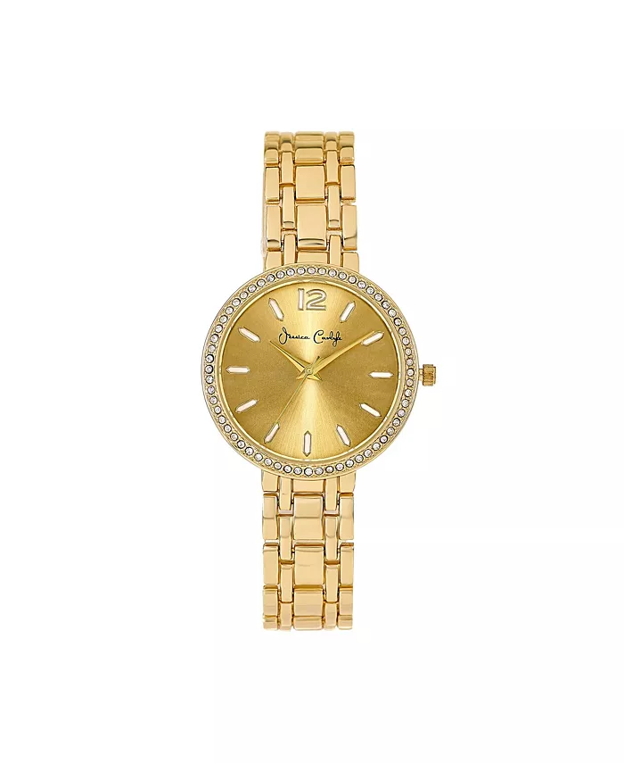 Женские блестящие часы с аналоговым циферблатом, металлический сплав золотого оттенка, 35 мм Jessica Carlyle
Женские блестящие часы с аналоговым циферблатом, металлический сплав золотого оттенка, 35 мм Jessica Carlyle