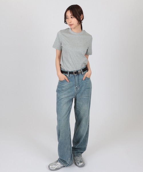 Футболка хлопковая с круглым вырезом SUWDEE, синяя
Футболка хлопковая с круглым вырезом SUWDEE, синяя