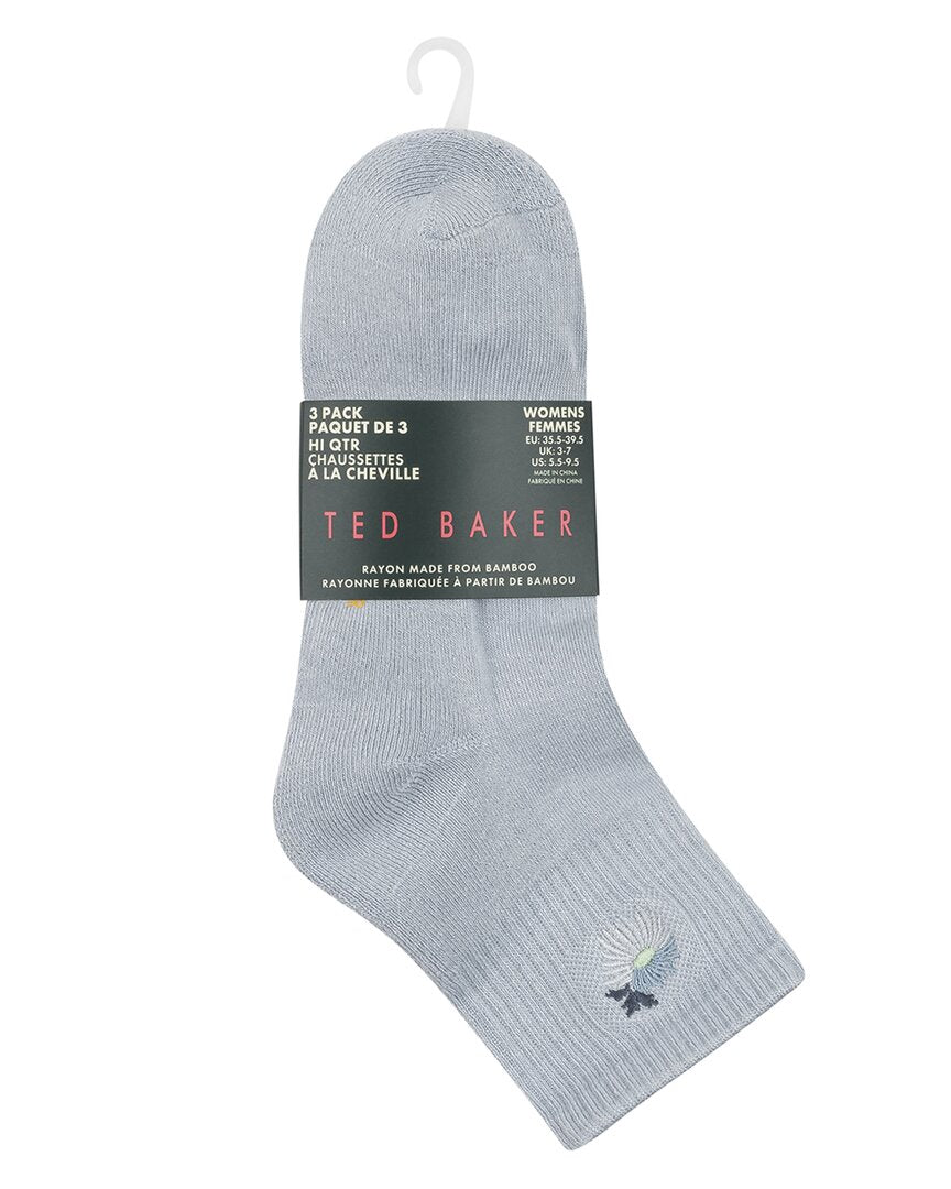 Набор из 3 носков Ted Baker Quarter Crew Sock, синий
Набор из 3 носков Ted Baker Quarter Crew Sock, синий
