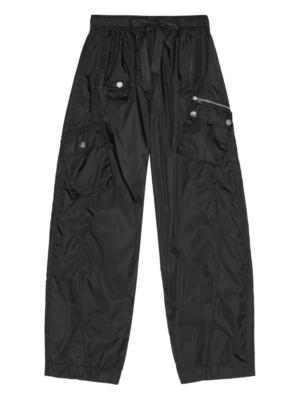 Брюки с кулиской GANNI, черный
Брюки с кулиской GANNI, черный