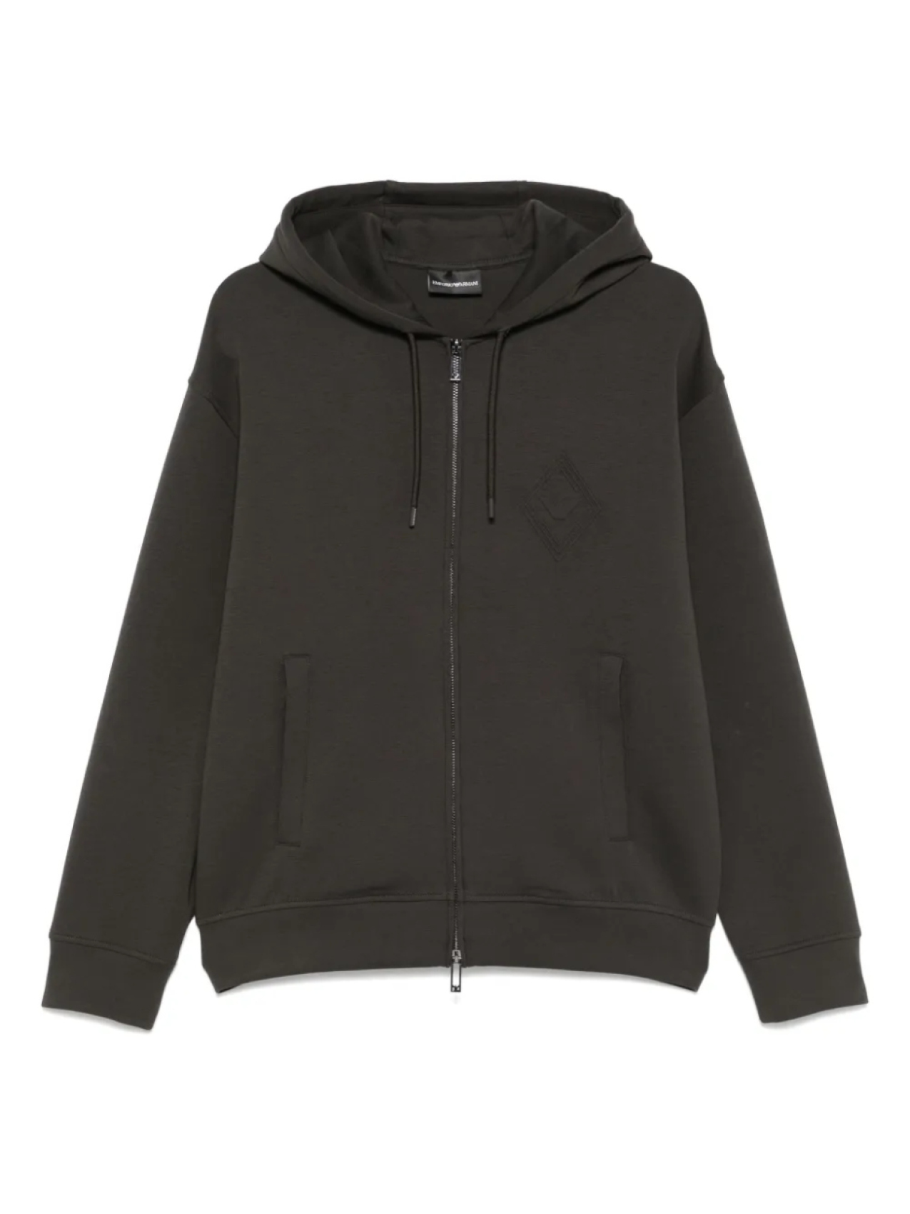 Худи с тисненым логотипом Emporio Armani, черный
Худи с тисненым логотипом Emporio Armani, черный