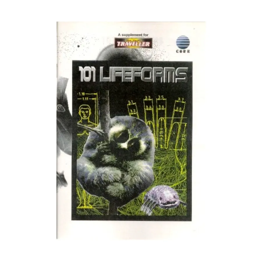 101 Lifeforms, Traveller (BITS), мягкая обложка
101 Lifeforms, Traveller (BITS), мягкая обложка
