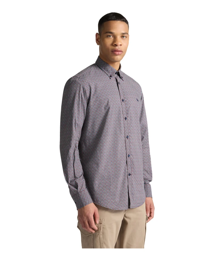 Рубашка из поплина с микроузором Harmont & Blaine, мультиколор
Рубашка из поплина с микроузором Harmont & Blaine, мультиколор