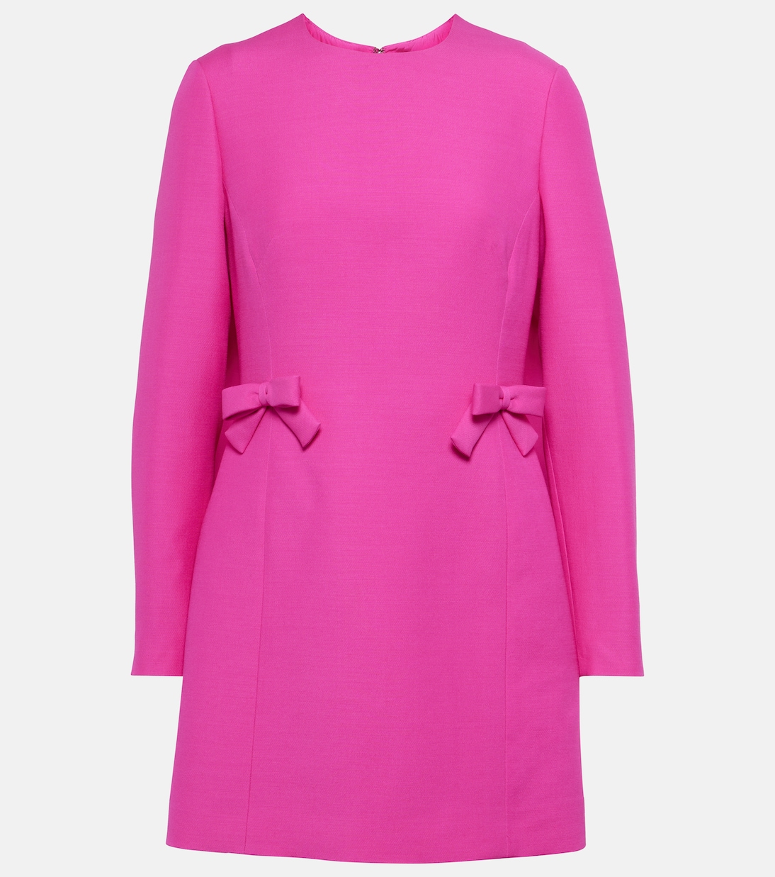 Мини-платье Crêpe Couture с бантом Valentino, Pink Pp 
Мини-платье Crêpe Couture с бантом Valentino, Pink Pp