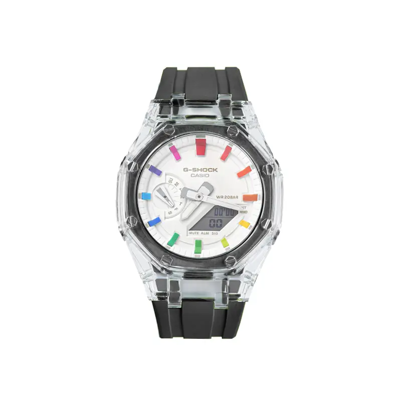 Часы Casio G-Shock Analog-Digital 2100 Series, Rainbow Love, арт. GA-2100-7A7, черный
Часы Casio G-Shock Analog-Digital 2100 Series, Rainbow Love, арт. GA-2100-7A7, черный