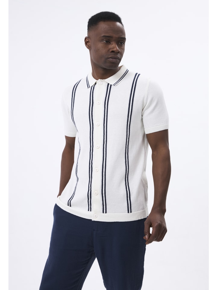 Рубашка в полоску с короткими рукавами цвета экрю Felix Hardy
Рубашка в полоску с короткими рукавами цвета экрю Felix Hardy