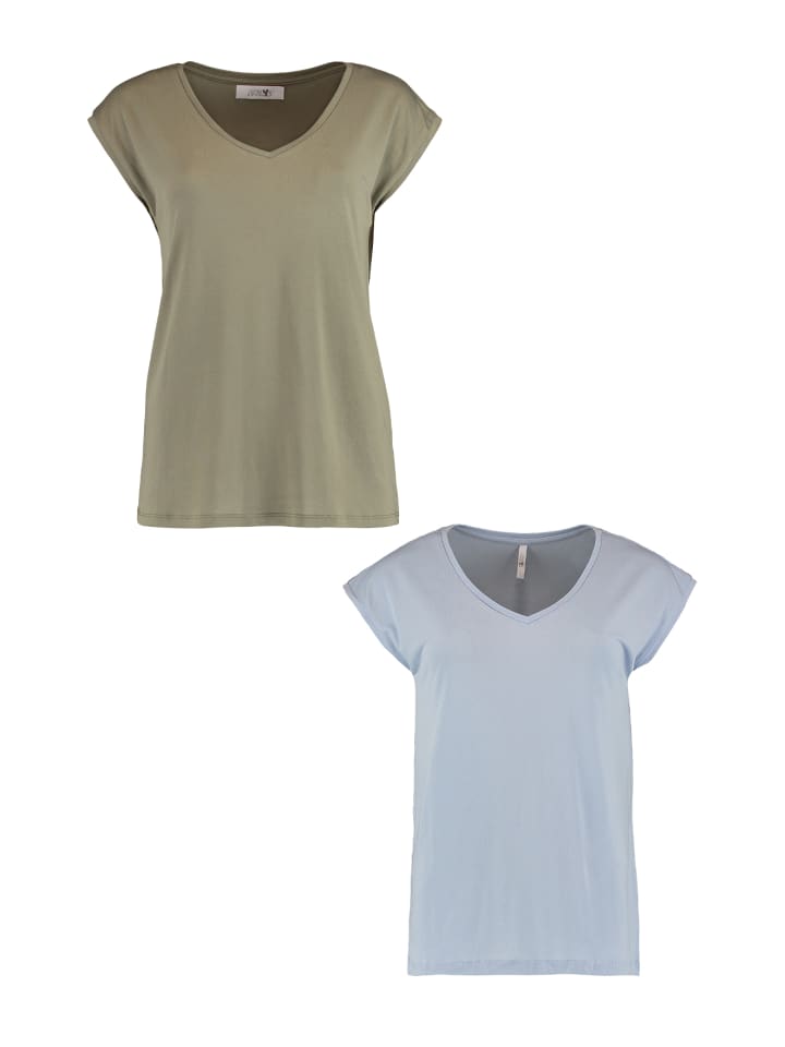 Футболка, комплект из 2 пар, базовая летняя рубашка с V-образным вырезом и короткими рукавами, сине-коричневого цвета Hailys, Коричневый, Футболка, комплект из 2 пар, базовая летняя рубашка с V-образным вырезом и короткими рукавами, сине-коричневого цвета
Футболка, комплект из 2 пар, базовая летняя рубашка с V-образным вырезом и короткими рукавами, сине-коричневого цвета Hailys, Коричневый, Футболка, комплект из 2 пар, базовая летняя рубашка с V-образным вырезом и короткими рукавами, сине-коричневого цвета