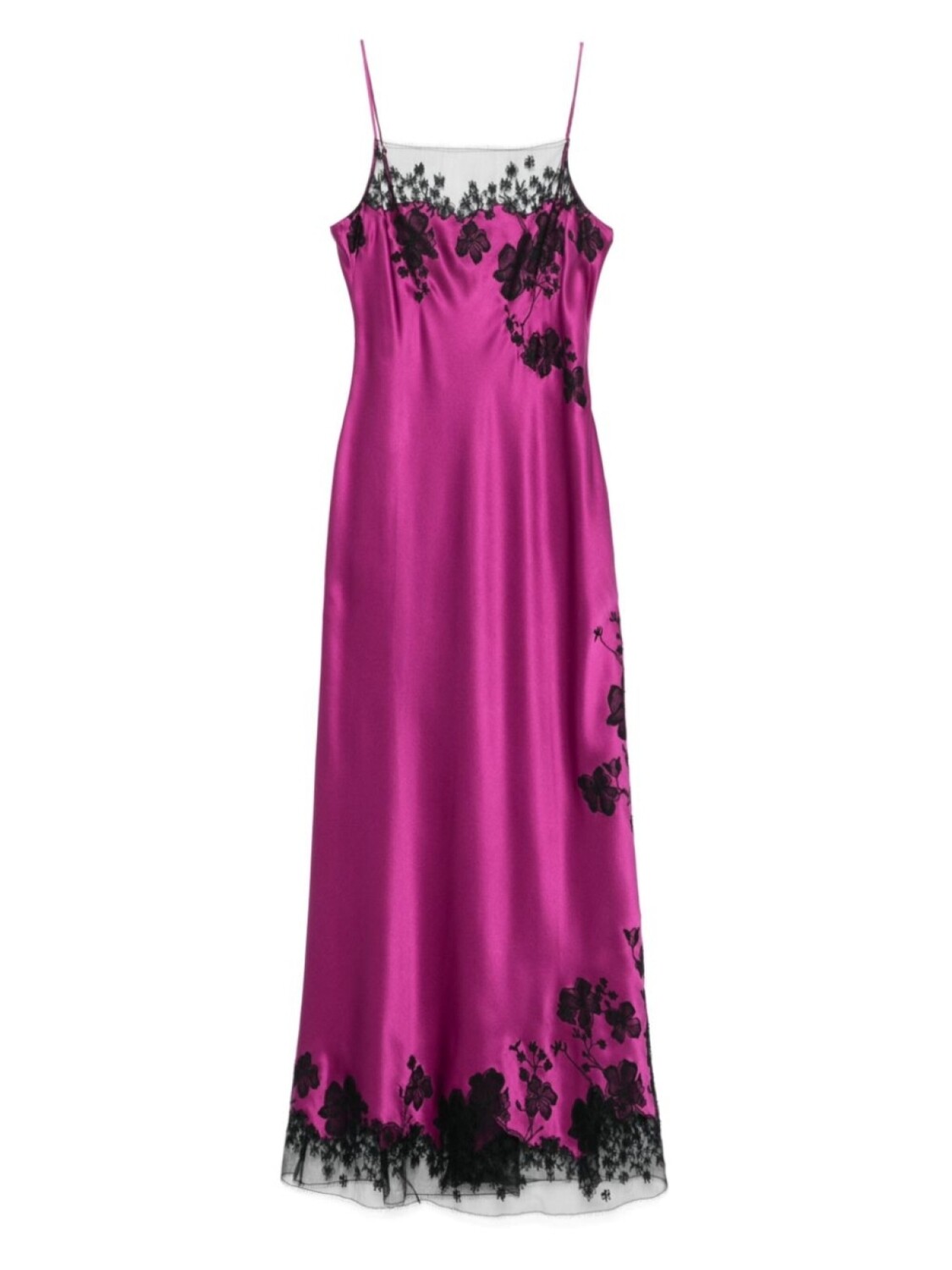 Длинное платье-комбинация Carine Gilson с кружевными деталями, фиолетовый
Длинное платье-комбинация Carine Gilson с кружевными деталями, фиолетовый