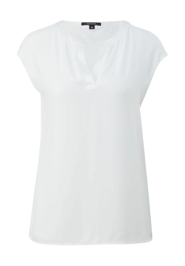 Футболка с разрезом на шее Comma,, белый
Футболка с разрезом на шее Comma,, белый