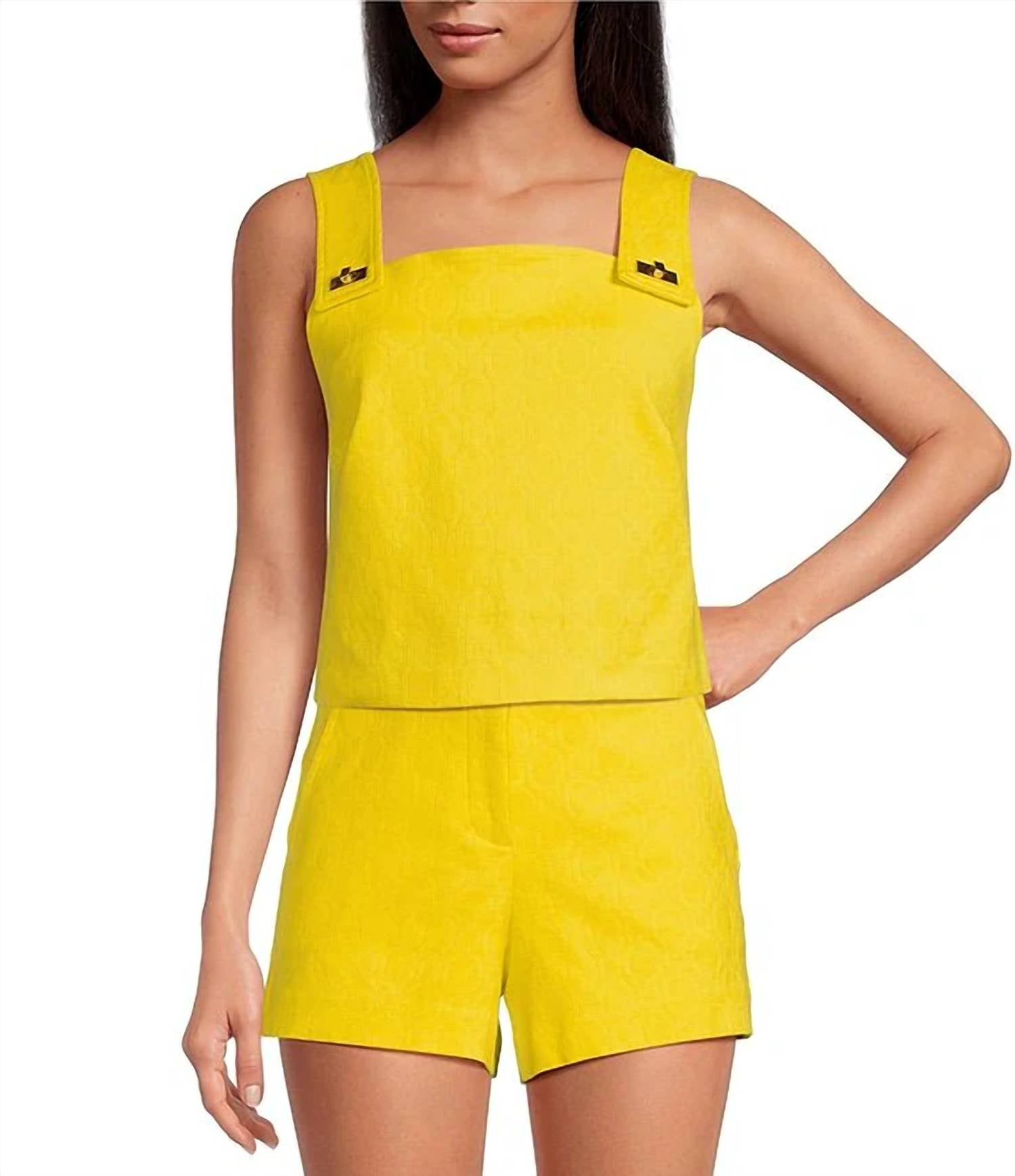 Черри топ в желтом Trina Turk 
Черри топ в желтом Trina Turk