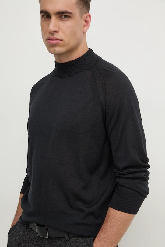 Шерстяной свитер Boss, черный
Шерстяной свитер Boss, черный