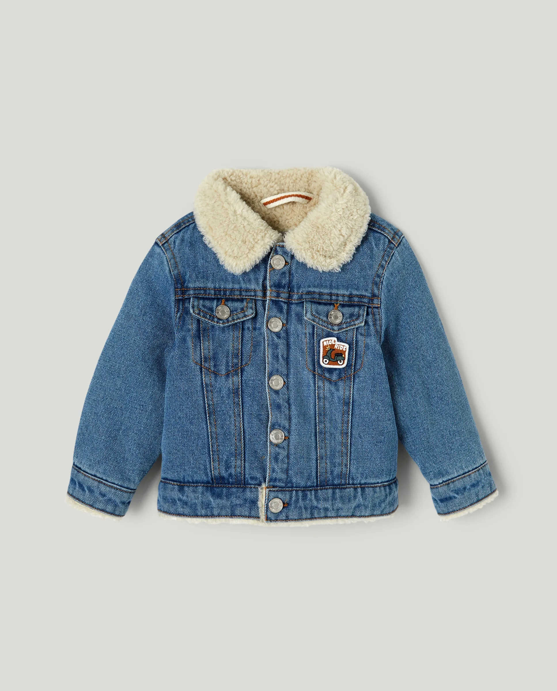 Детская джинсовая куртка с овчиной Baby El Corte Inglés, бледно-голубой
Детская джинсовая куртка с овчиной Baby El Corte Inglés, бледно-голубой