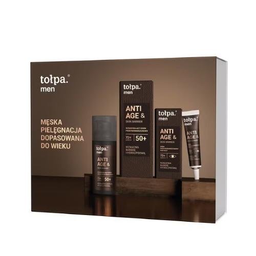 Tołpa Men Anti Age & Skin Barrier Set Укрепляющий крем против морщин 50+, 50 мл + Крем против морщин вокруг глаз, 10 мл
Tołpa Men Anti Age & Skin Barrier Set Укрепляющий крем против морщин 50+, 50 мл + Крем против морщин вокруг глаз, 10 мл