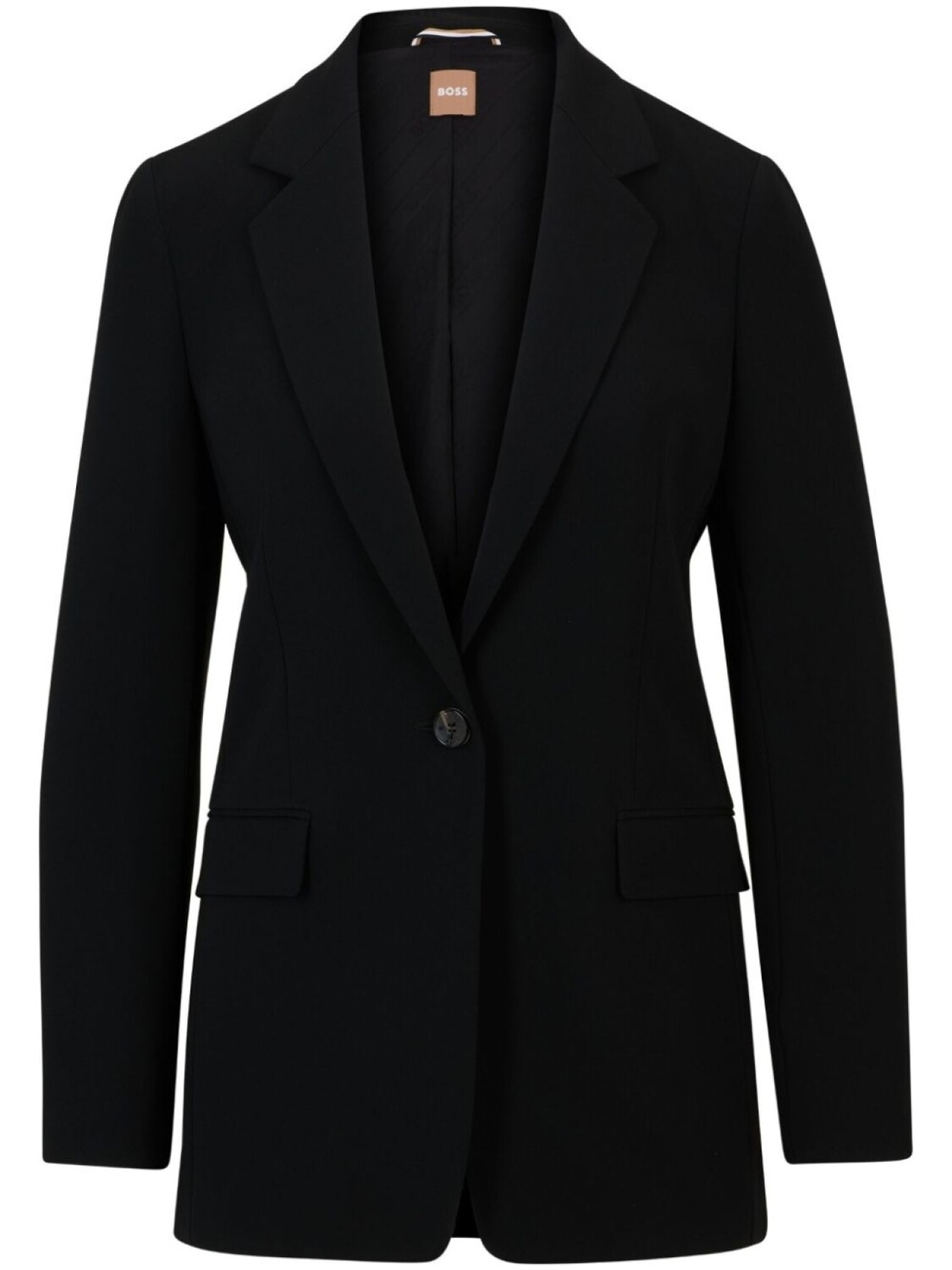 BOSS однобортный пиджак, черный
BOSS однобортный пиджак, черный