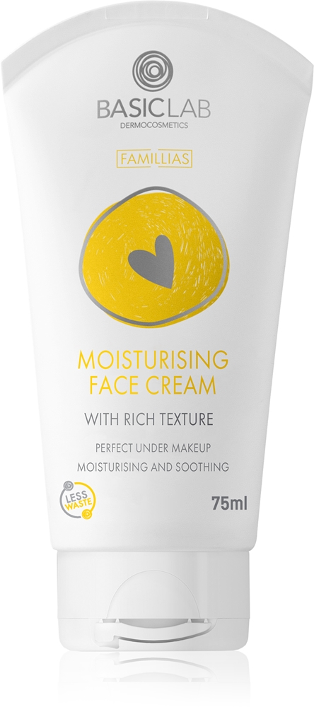 Увлажняющий крем для лица с насыщенной текстурой Dermocosmetics Familias Basiclab, 75 мл
Увлажняющий крем для лица с насыщенной текстурой Dermocosmetics Familias Basiclab, 75 мл
