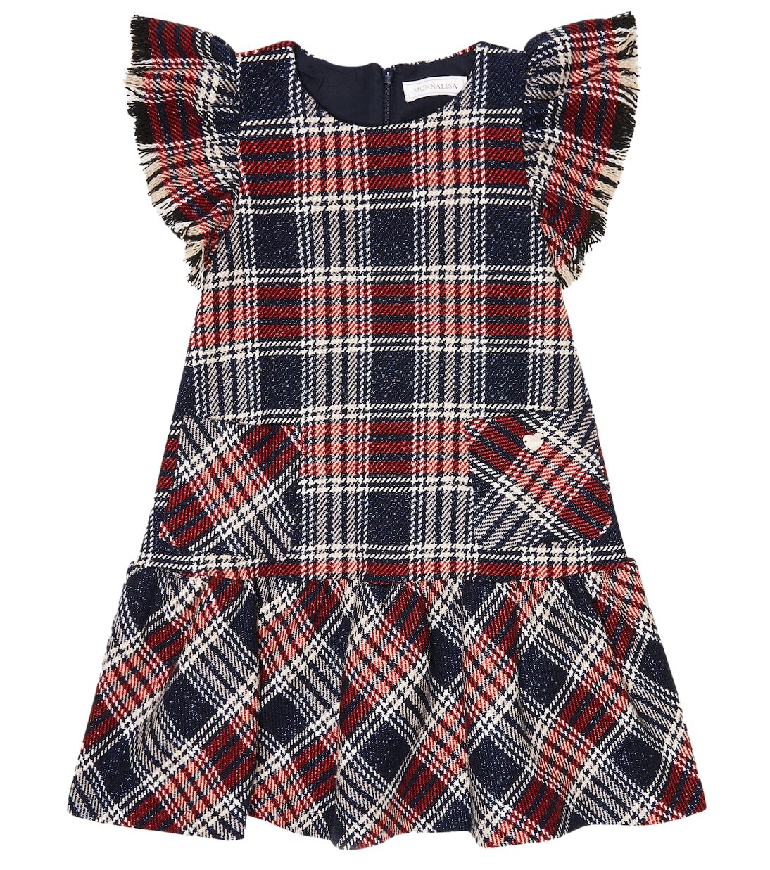 Платье из хлопковой смеси в клетку Monnalisa, Blu
Платье из хлопковой смеси в клетку Monnalisa, Blu