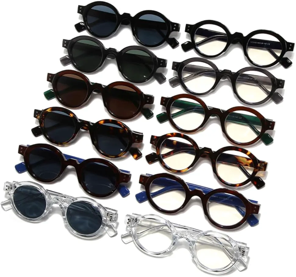 Круглые солнцезащитные очки для мужчин в стиле панк, двухцветные, с защитой от УФ-излучения UV400, ретро, с заклепками, модные для женщин UUPTTPL, Leopard Blue Grey
Круглые солнцезащитные очки для мужчин в стиле панк, двухцветные, с защитой от УФ-излучения UV400, ретро, с заклепками, модные для женщин UUPTTPL, Leopard Blue Grey