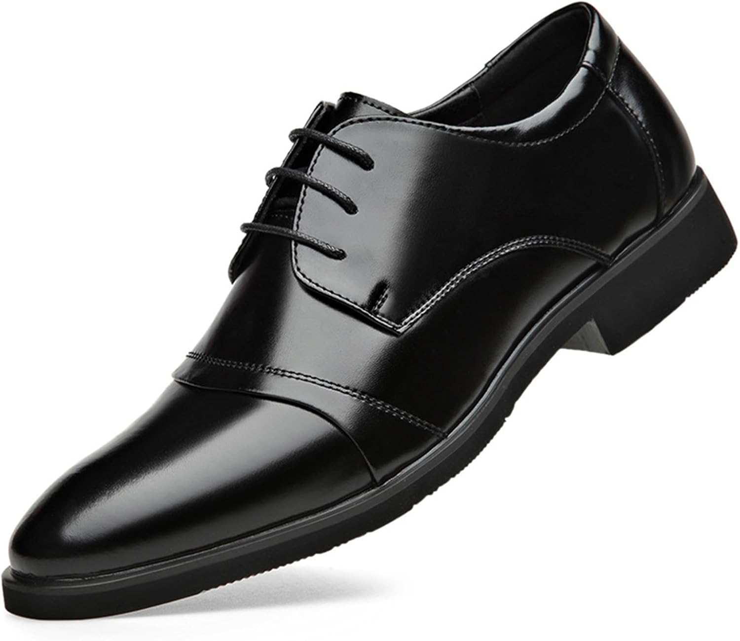 Мужские классические туфли KYOESCAI Oxfords с шнуровкой, деловые дерби для свадьбы, вечеринки и офиса, черный
Мужские классические туфли KYOESCAI Oxfords с шнуровкой, деловые дерби для свадьбы, вечеринки и офиса, черный