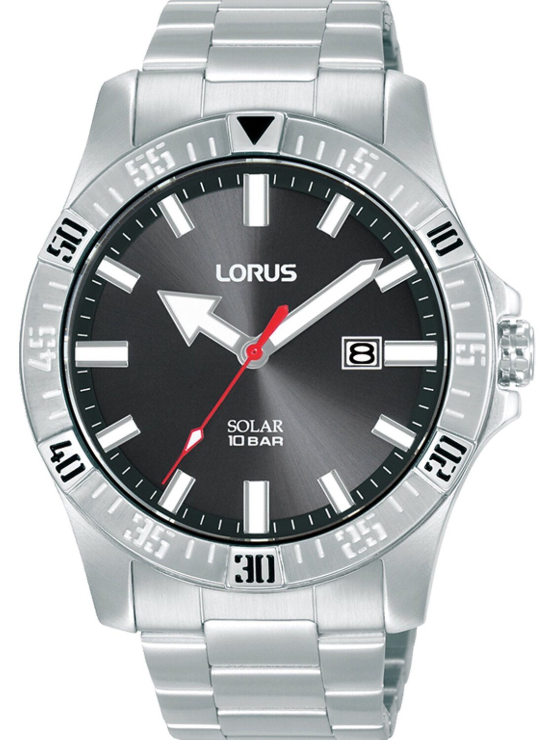 LORUS Серебряные аналоговые часы
LORUS Серебряные аналоговые часы