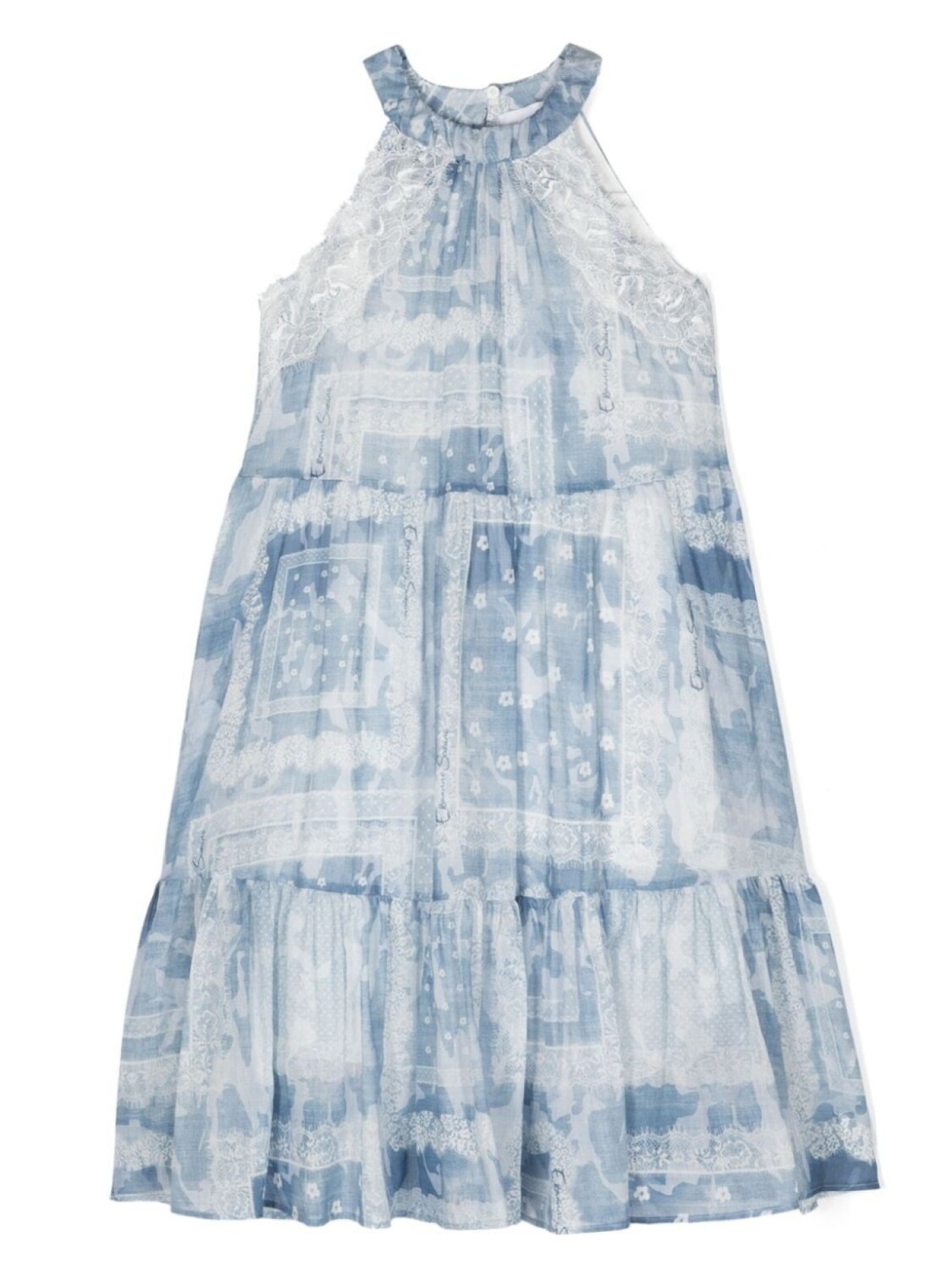 Ermanno Scervino Junior платье с цветочным принтом, синий
Ermanno Scervino Junior платье с цветочным принтом, синий