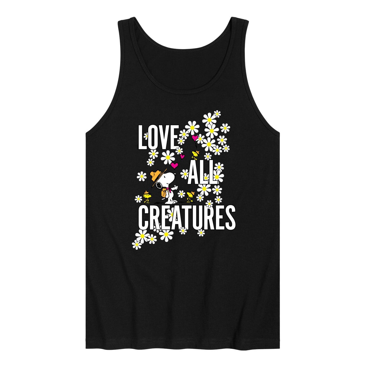 Мужская майка с рисунком арахиса Snoopy Woodstock Love All Creatures Licensed Character
Мужская майка с рисунком арахиса Snoopy Woodstock Love All Creatures Licensed Character