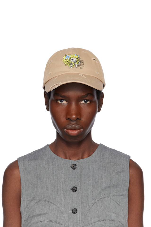 Вышитая кепка Crying girl Pushbutton, бежевый
Вышитая кепка Crying girl Pushbutton, бежевый