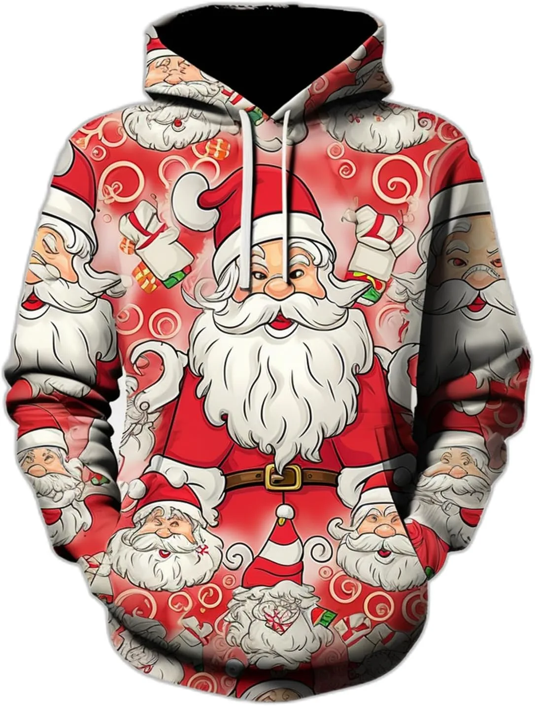 Толстовка с принтом Санта Клауса для мужчин, S30 228CLOSET
Толстовка с принтом Санта Клауса для мужчин, S30 228CLOSET
