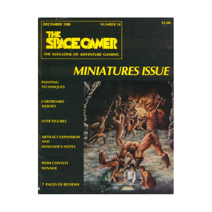 Журнал #34 "Artifact Expansion, LOTR Figures", Space Gamer Magazine (Various Publishers)
Журнал #34 "Artifact Expansion, LOTR Figures", Space Gamer Magazine (Various Publishers)