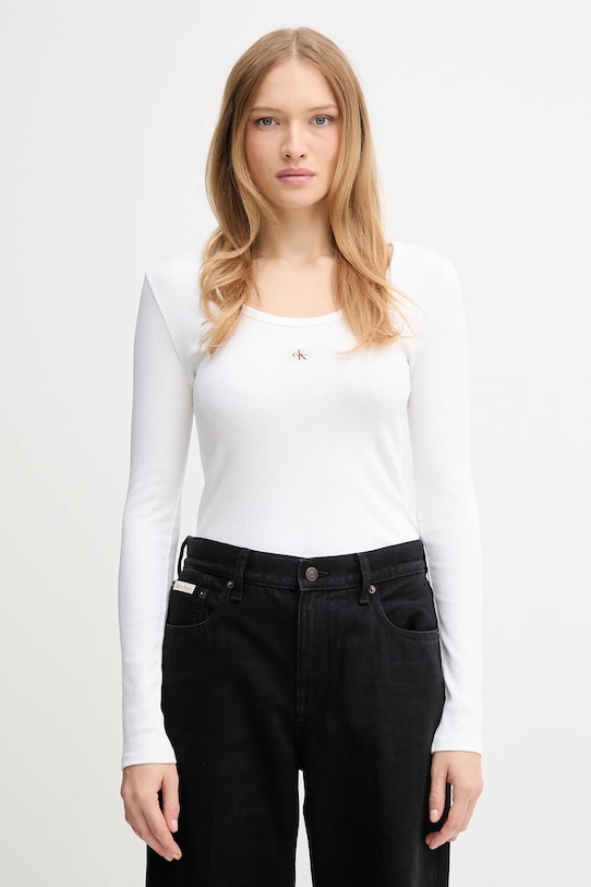 Лонгслив Calvin Klein Jeans, белый
Лонгслив Calvin Klein Jeans, белый