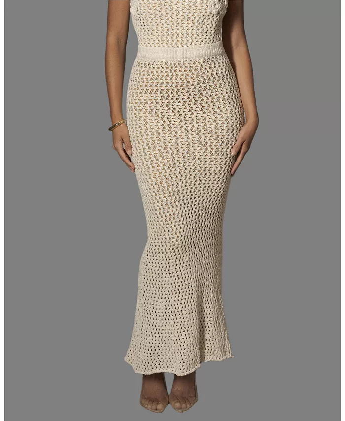 Женская юбка макси Sea Depths JLUXLABEL, слоновая кость/кремовый
Женская юбка макси Sea Depths JLUXLABEL, слоновая кость/кремовый