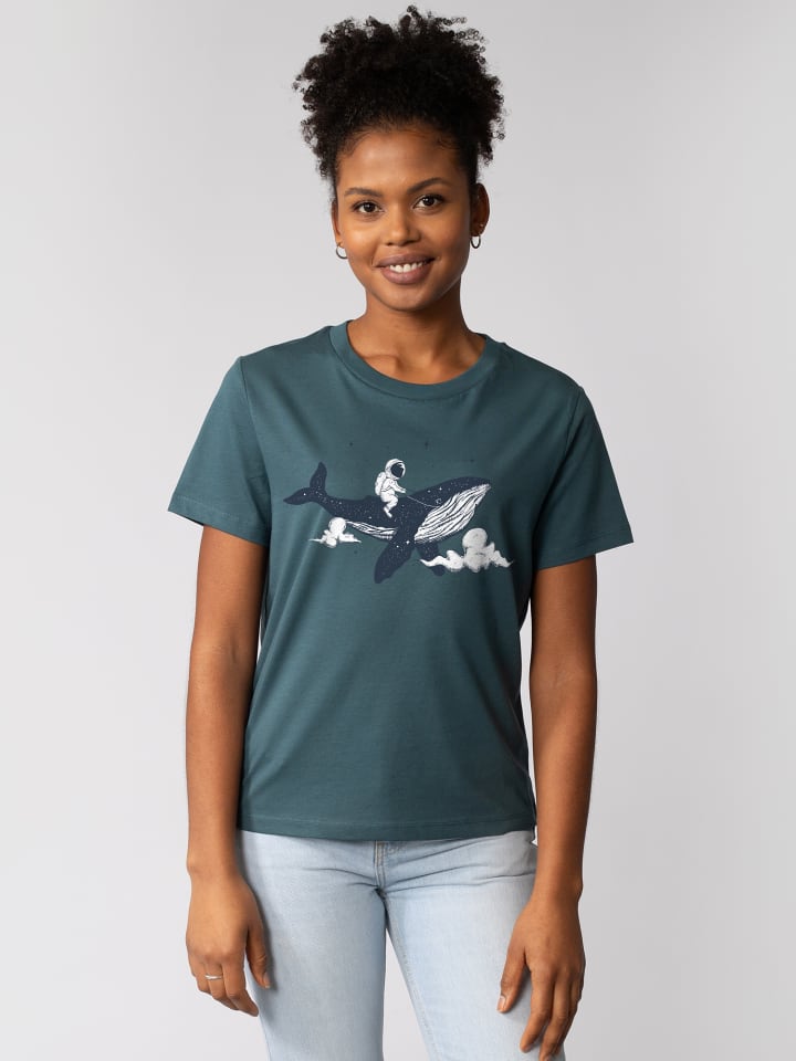 Футболка Spacewhale в цвете бензин wat Apparel
Футболка Spacewhale в цвете бензин wat Apparel