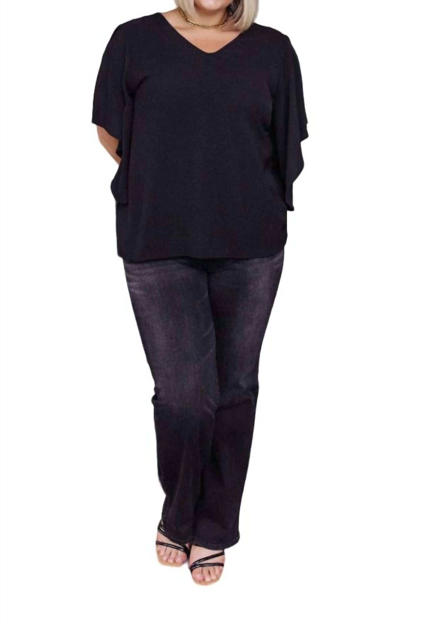 Блузка с драпированными рукавами «Around The World» черного цвета Now N Forever
Блузка с драпированными рукавами «Around The World» черного цвета Now N Forever