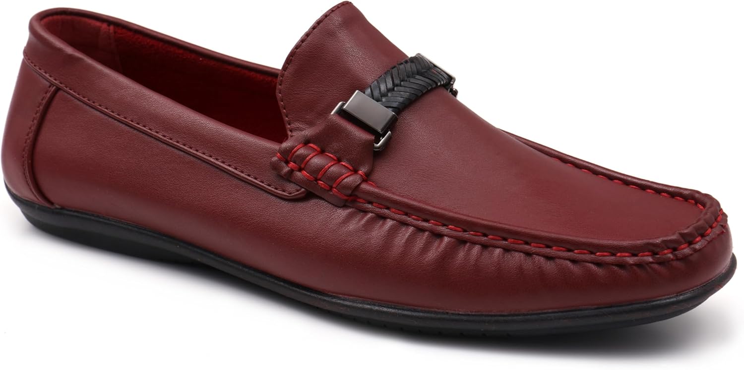 Мужские удобные лоферы Aston Marc, легкие кожаные туфли-слипоны для офиса и повседневной носки, красный
Мужские удобные лоферы Aston Marc, легкие кожаные туфли-слипоны для офиса и повседневной носки, красный