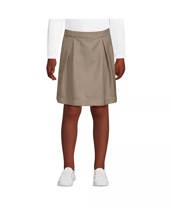Школьная форма для больших девочек, однотонная плиссированная юбка до колена Lands' End, бежевый
Школьная форма для больших девочек, однотонная плиссированная юбка до колена Lands' End, бежевый