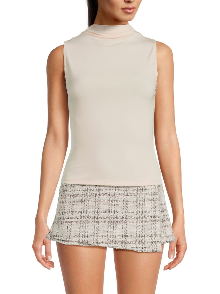 Топ с имитацией водолазки и сборками Love Ady, цвет Nude
Топ с имитацией водолазки и сборками Love Ady, цвет Nude